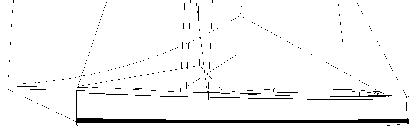 Didi 27 Retro radius chine plywood boat plans